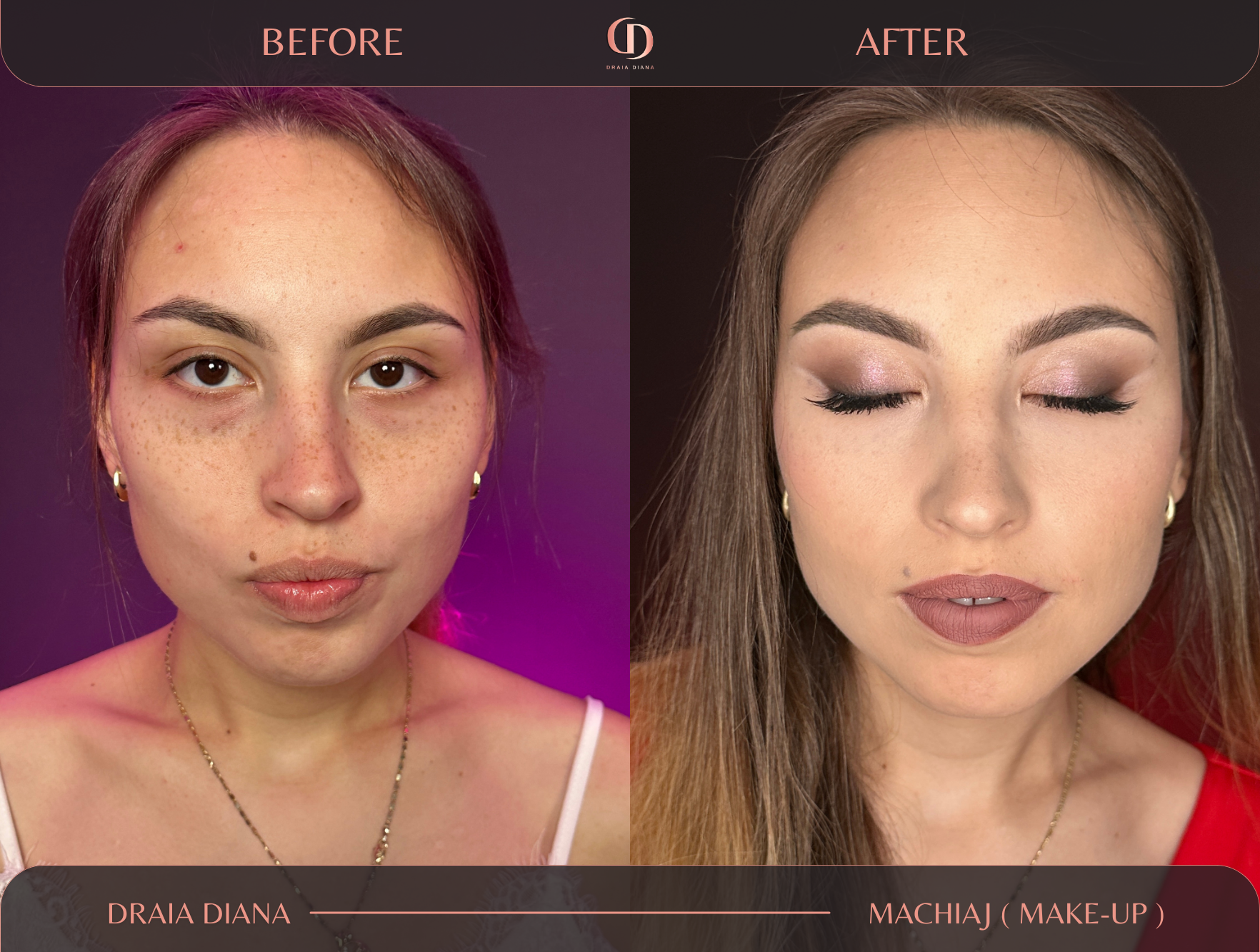 Machiaj Profesional Apahida Cluj | Aspect Natural | Diana Draia